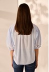 CAPRI SHIRT - sky stripe